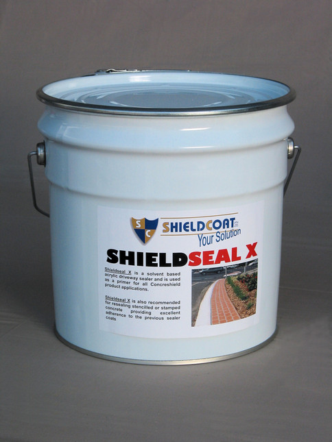 SHIELDSEAL X Solvent based clear concrete sealer and primer
